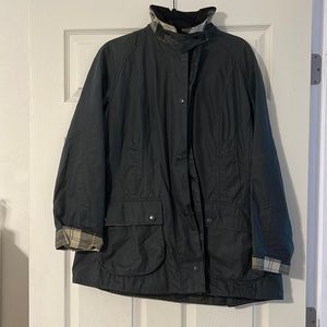 Barbour Sage Beadnell Wax Jacket, USA 12, UK 16